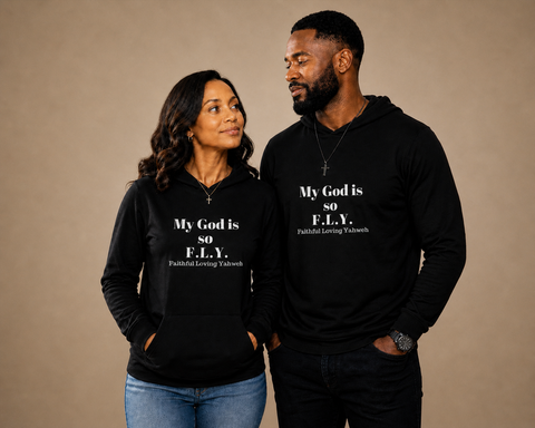 My God is so F.L.Y. - Unisex Hooded Long-sleeve Tee