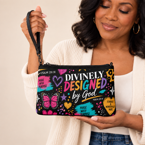 Divinely Designed by God Premium Crossbody Bag