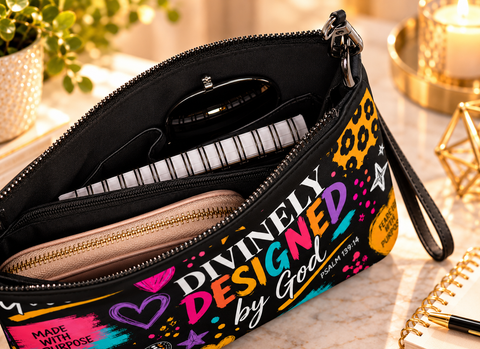 Divinely Designed by God Premium Crossbody Bag