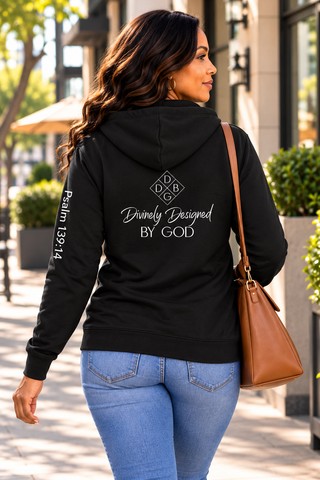 DDBG Women's Heavy Blend Zip Hoodie (Unisex Fit)