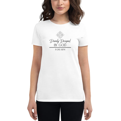 DDBG for Him - Bride's Slim Fit T-Shirt (White)
