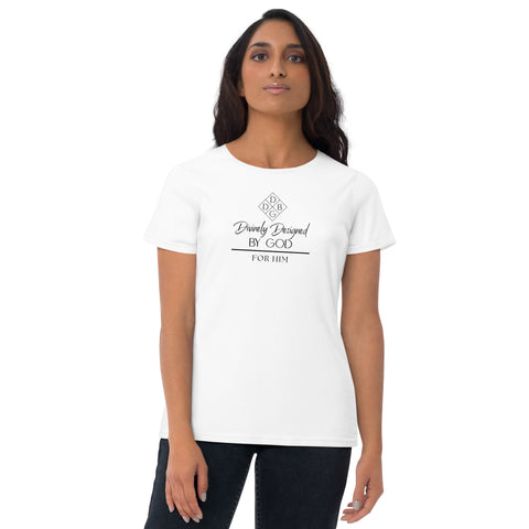 DDBG for Him - Bride's Slim Fit T-Shirt (White)