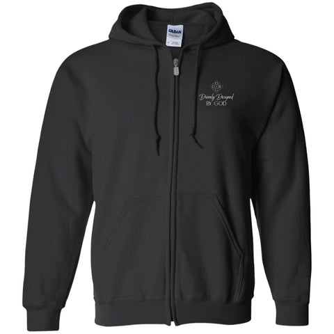 DDBG Logo Men's Zip Up Hooded Sweatshirt