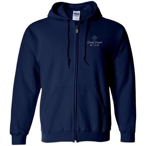 DDBG Logo Men's Zip Up Hooded Sweatshirt