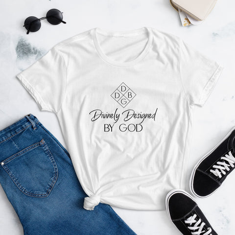 DDBG Logo Women's Short Sleeve T-shirt (White)